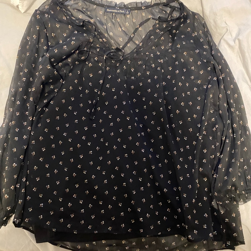 Black Abrecrombie and Fitch Blouse